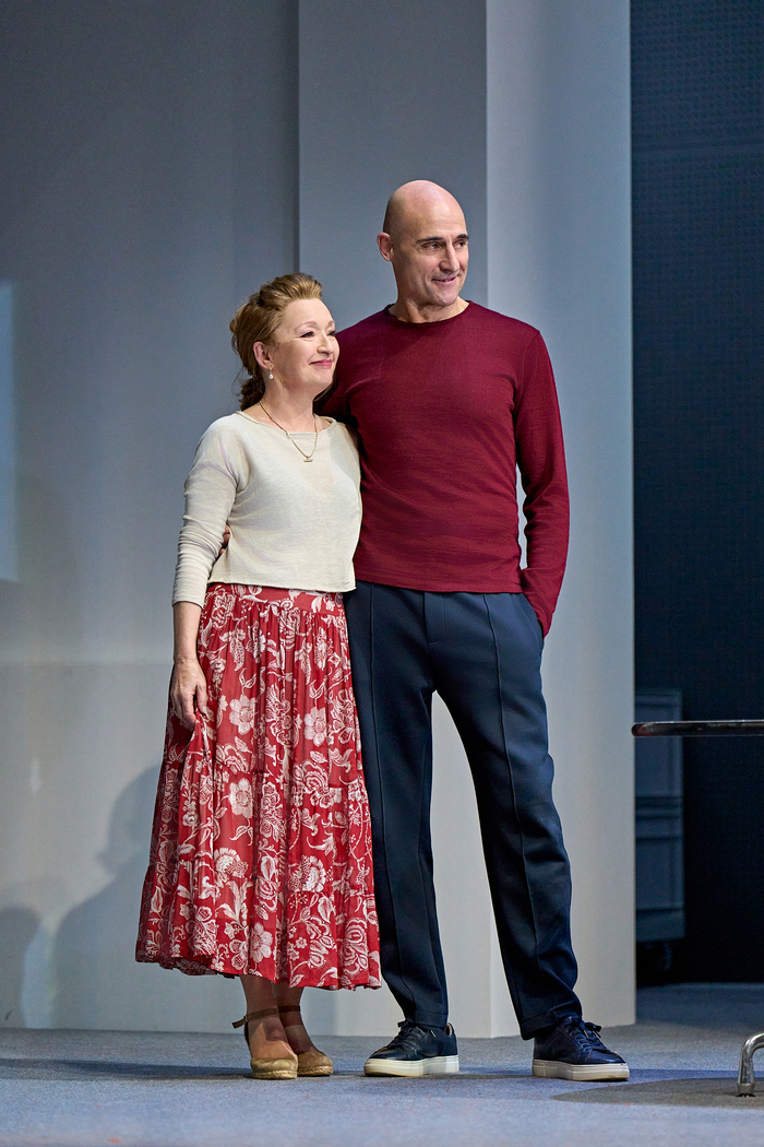 Lesley Manville, Mark Strong Photo