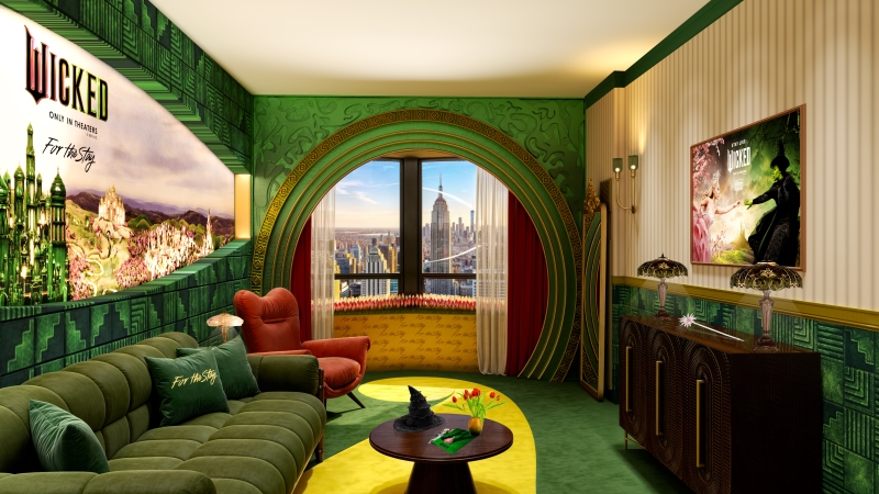 Photos: Hilton Debuts WICKED Inspired Suite at New York Hotel  Image