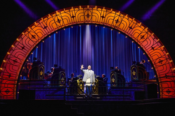 James Monroe Iglehart as Louis Armstrong in A Wonderful World Photo