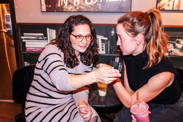 Director Ashley Olive Teague and playwright Gwen Kingston   Photo