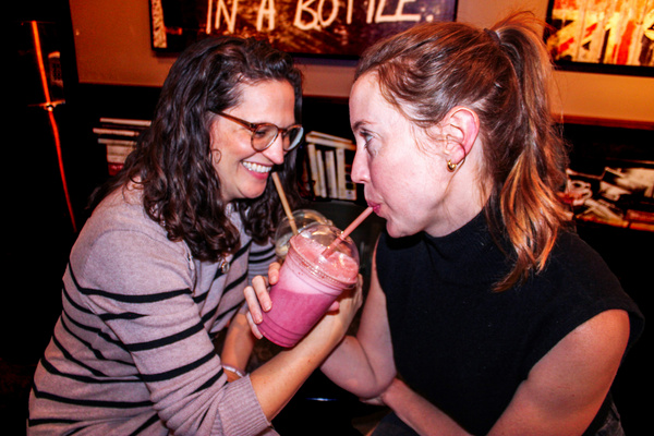 Director Ashley Olive Teague and playwright Gwen Kingston     Photo