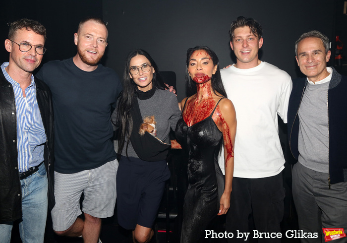 Brad Goreski, David Thaxton, Demi Moore, Pilaf the dog, Nicole Scherzinger, Tom Franc Photo