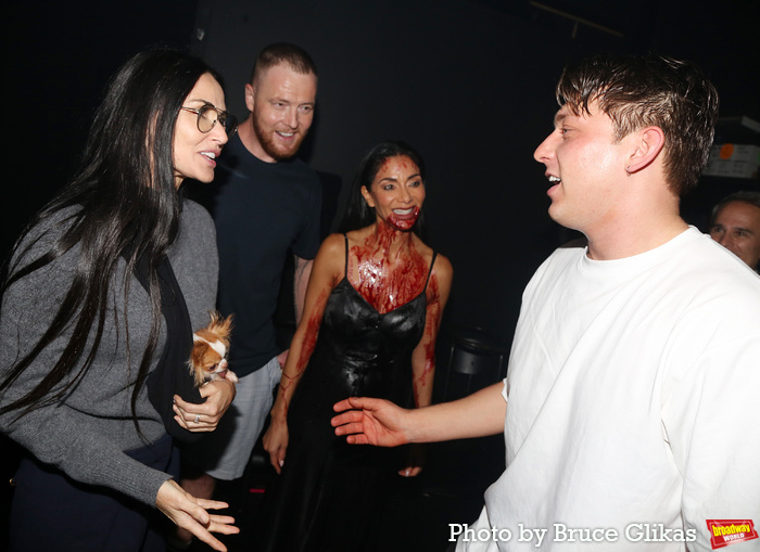 Demi Moore, Pilaf the dog, David Thaxton, Nicole Scherzinger and Tom Francis Photo