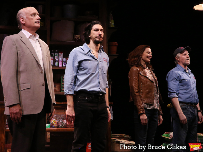 Frank Wood, Adam Driver, Heather Burns and CJ Wilson Photo