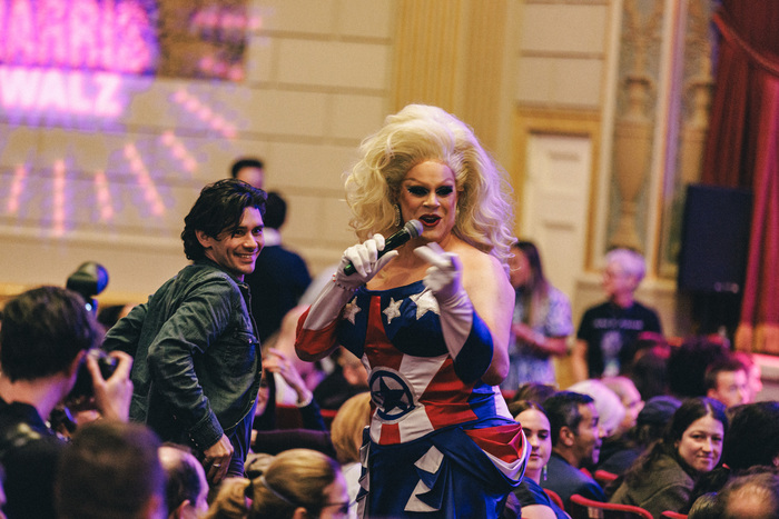 Photos: Anne Hathaway, Billy Porter & More at BROADWAY RALLIES FOR KAMALA! Image