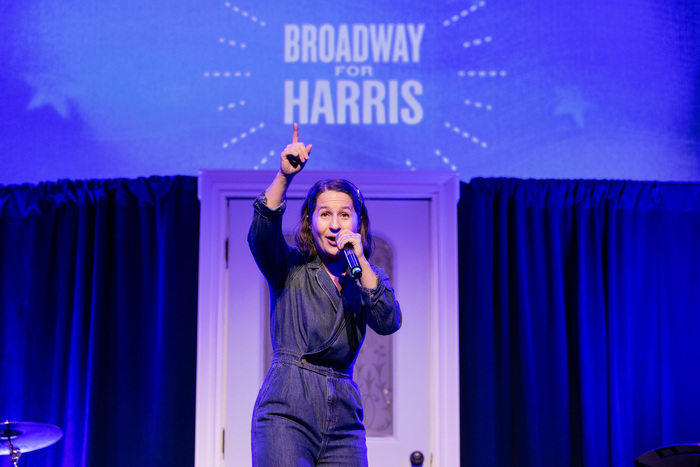 Photos: Anne Hathaway, Billy Porter & More at BROADWAY RALLIES FOR KAMALA! Image