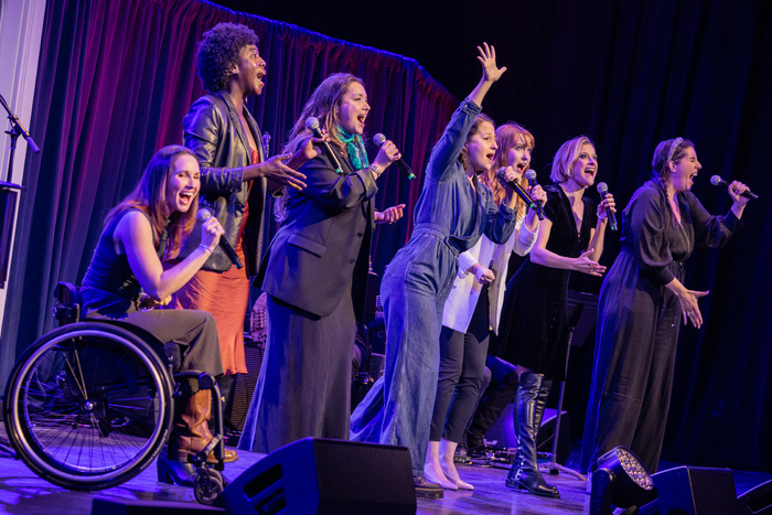 Photos: Anne Hathaway, Billy Porter & More at BROADWAY RALLIES FOR KAMALA! Image
