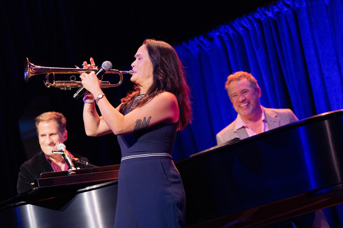 Photos: Anne Hathaway, Billy Porter & More at BROADWAY RALLIES FOR KAMALA!  Image