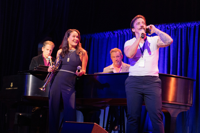 Photos: Anne Hathaway, Billy Porter & More at BROADWAY RALLIES FOR KAMALA!  Image