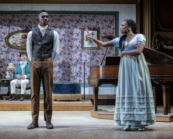 Alexander Matos (in background), Malik Esoj Childs, Lizzy Brooks. Photo credit: Teres Photo