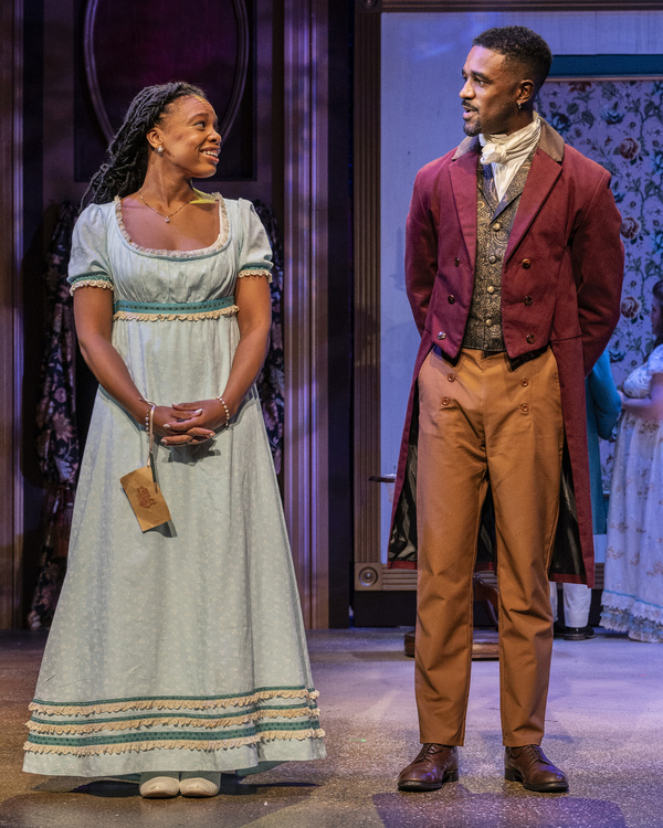 Lizzy Brooks, Malik Esoj Childs. Photo credit: Teresa Castracane. Photo