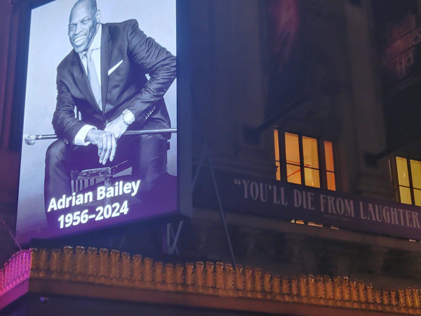 Photos: Broadway and Off-Broadway Dim Their Lights In Memory of Adrian Bailey  Image