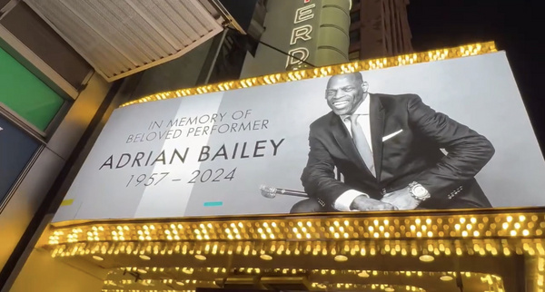 Photos: Broadway and Off-Broadway Dim Their Lights In Memory of Adrian Bailey  Image