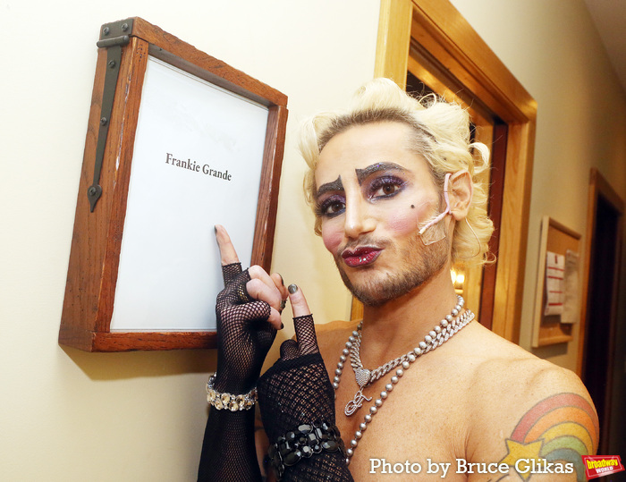 Photos: Exclusive Look at Frankie Grande Getting into Character for ROCKY HORROR SHOW Image