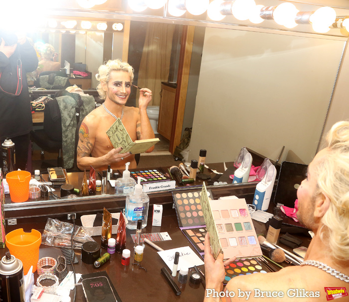 Photos: Exclusive Look at Frankie Grande Getting into Character for ROCKY HORROR SHOW Image