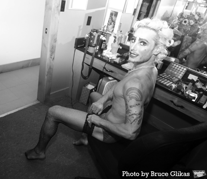 Photos: Exclusive Look at Frankie Grande Getting into Character for ROCKY HORROR SHOW Image