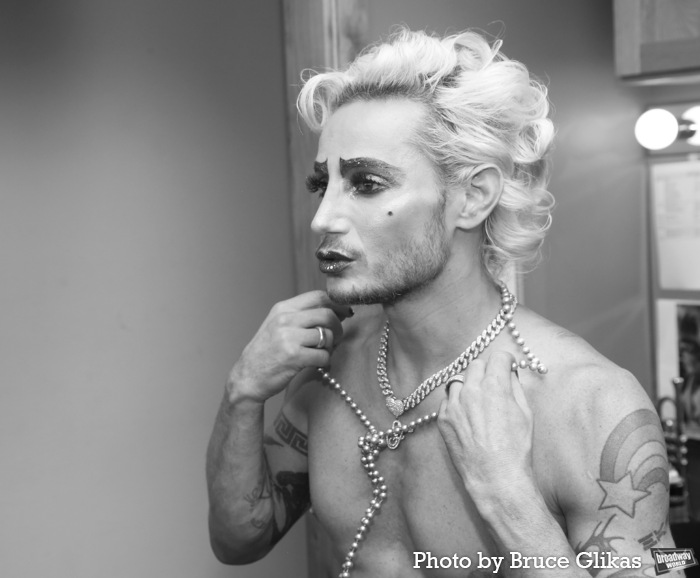 Photos: Exclusive Look at Frankie Grande Getting into Character for ROCKY HORROR SHOW Image