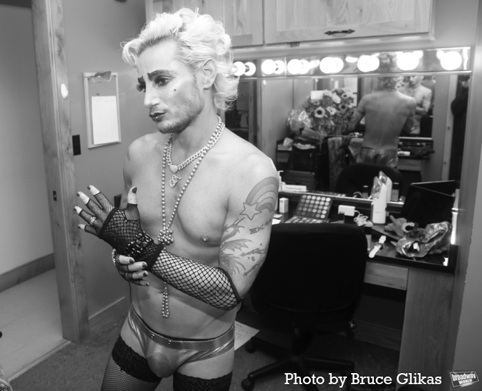 Photos: Exclusive Look at Frankie Grande Getting into Character for ROCKY HORROR SHOW Image