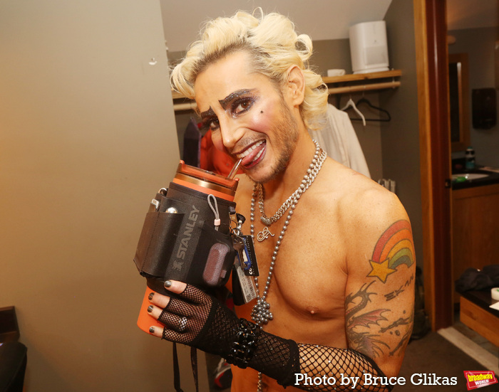Photos: Exclusive Look at Frankie Grande Getting into Character for ROCKY HORROR SHOW Image