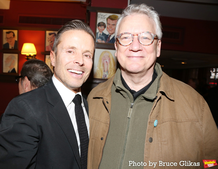 CAA Head of Theatre Joe Machota and Rick Elice Photo