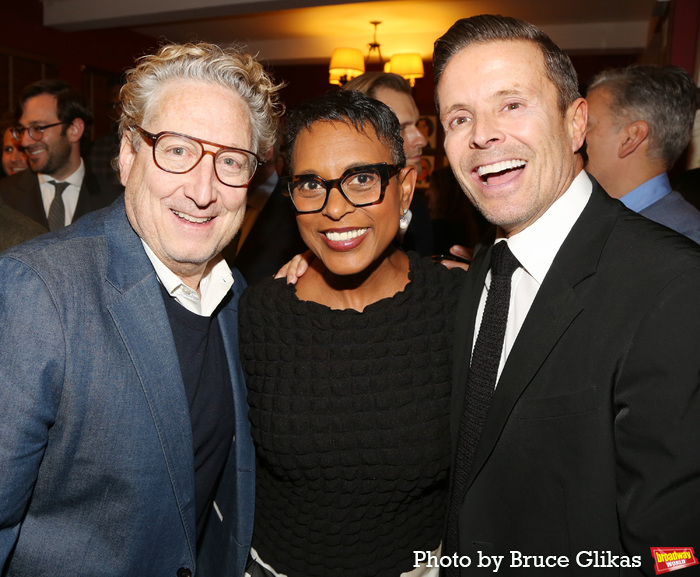 Bernard Telsey, Schele Williams and CAA Head of Theatre Joe Machota Photo