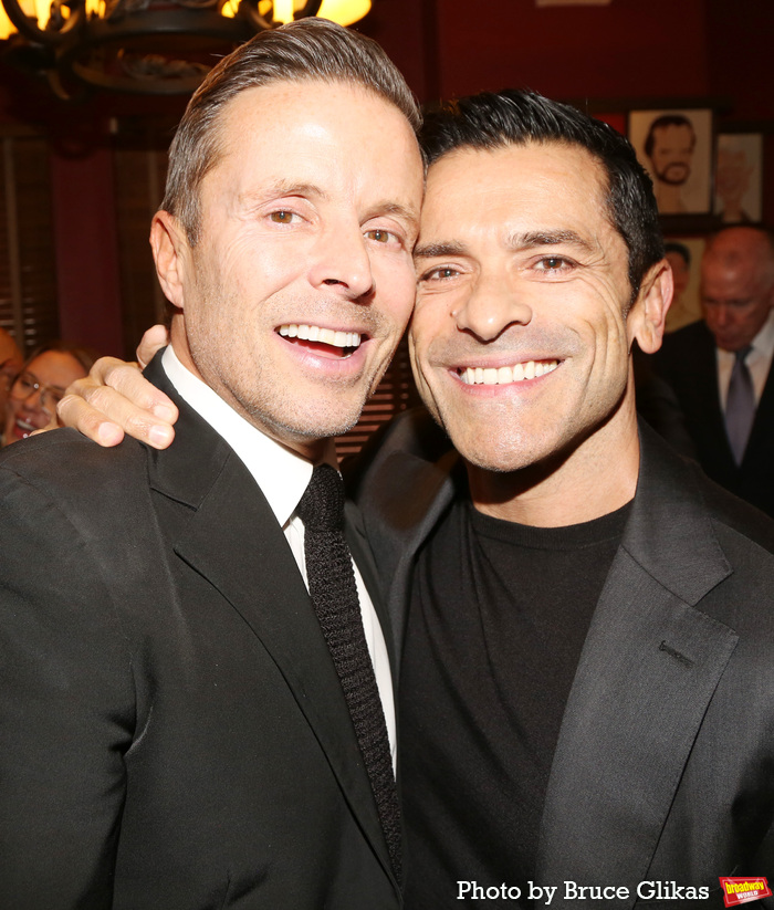 CAA Head of Theatre Joe Machota and Mark Consuelos  Photo