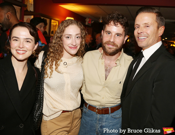 Zoey Deutch and CAA Head of Theatre Joe Machota  Photo