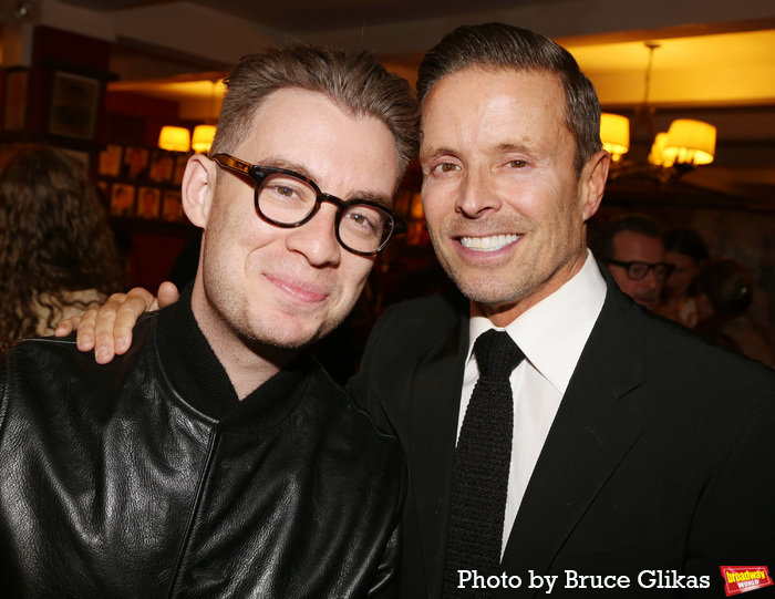 CAA Head of Theatre Joe Machota and Jamie Lloyd Photo