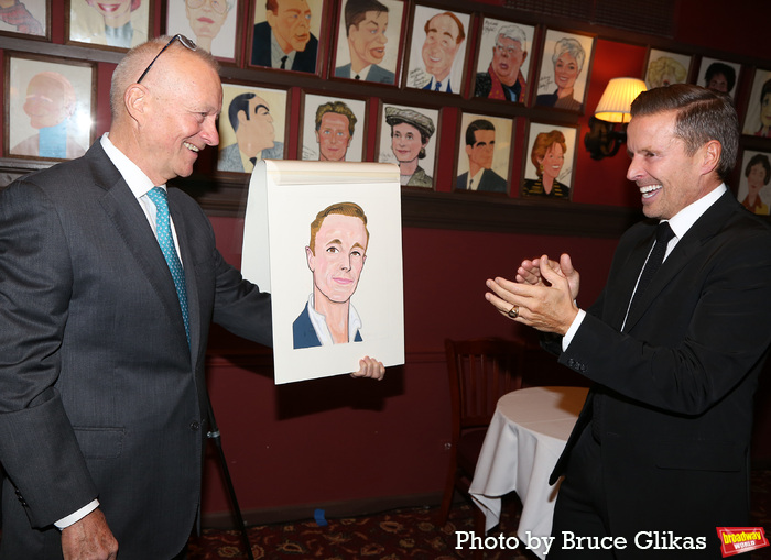 Sardi''s Max Klimavicius and CAA Head of Theatre Joe Machota  Photo