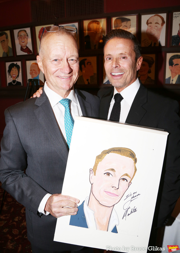 Sardi''s Max Klimavicius and CAA Head of Theatre Joe Machota  Photo