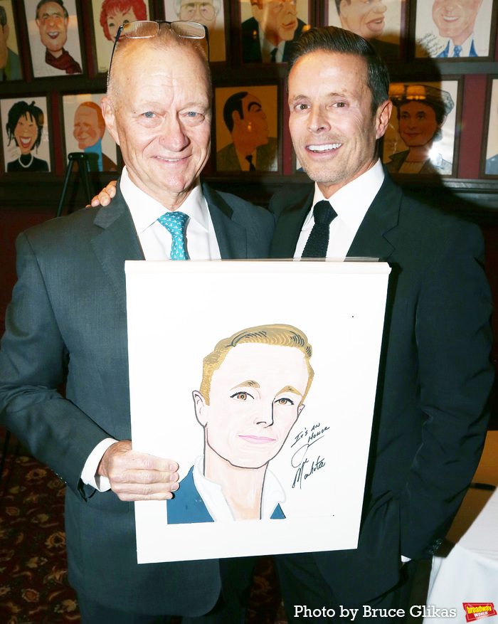 Sardi''s Max Klimavicius and CAA Head of Theatre Joe Machota  Photo