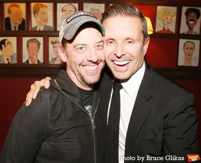 Christian Borle and CAA Head of Theatre Joe Machota Photo