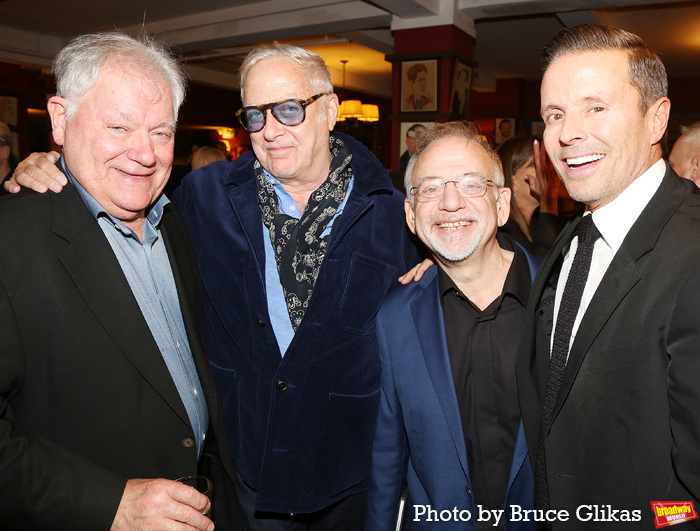 Robert E. Wankel, Scott Wittman, Marc Shaiman and CAA Head of Theatre Joe Machota  Photo