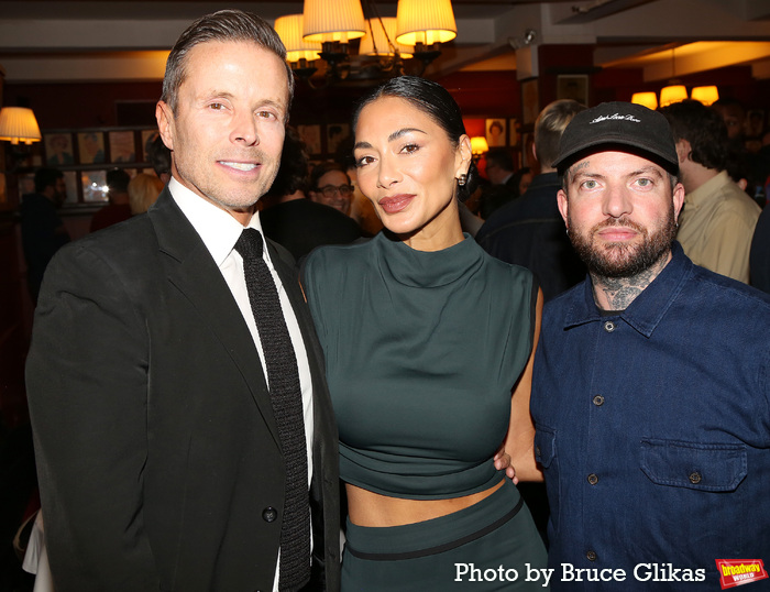 CAA Head of Theatre Joe Machota, Nicole Scherzinger and Jamie Lloyd Photo