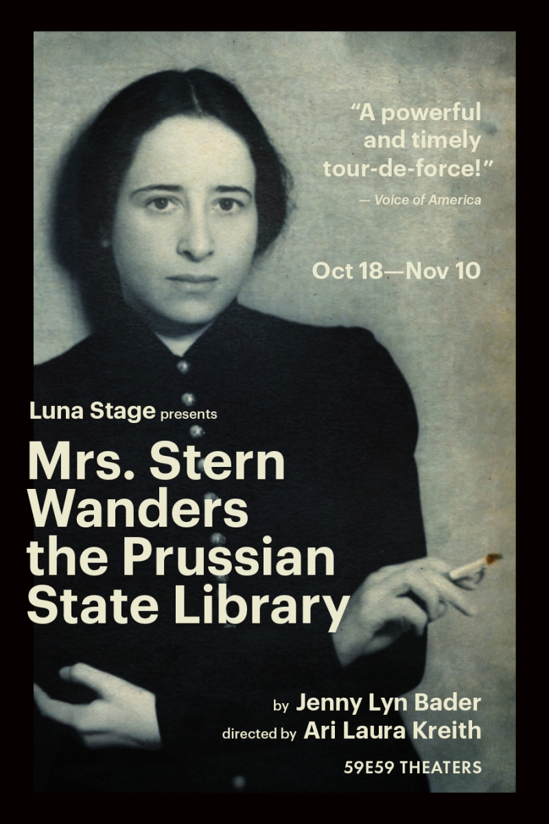 Interview: Playwright Jenny Lyn Bader and MRS. STERN WANDERS THE PRUSSIAN STATE LIBRARY  Image