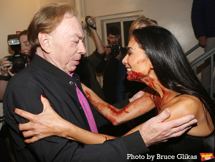 Andrew Lloyd Webber and Nicole Scherzinger
 Photo