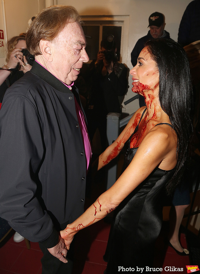 Andrew Lloyd Webber and Nicole Scherzinger
 Photo