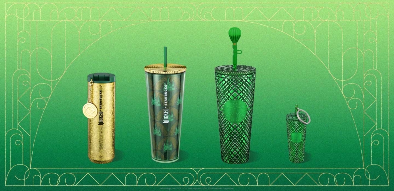 Starbucks to Release Exclusive WICKED Drinks & Themed Merchandise Image