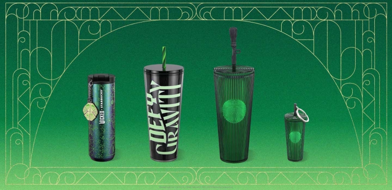 Starbucks to Release Exclusive WICKED Drinks & Themed Merchandise Image