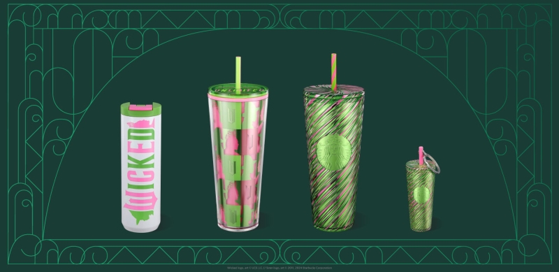 Starbucks to Release Exclusive WICKED Drinks & Themed Merchandise Image