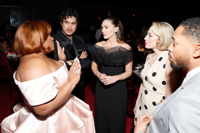 Da'Vine Joy Randolph, Charles Melton, Elizabeth Olsen, and Carrie Coon Photo