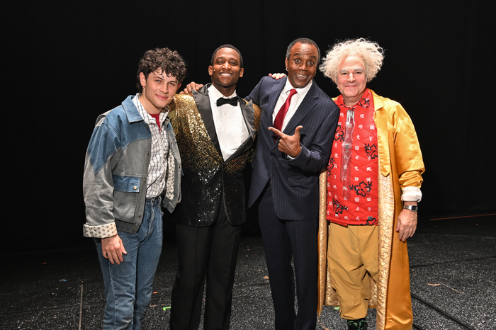 Casey Likes, Jelani Remy, Don Fullilove and Roger Bart  Photo