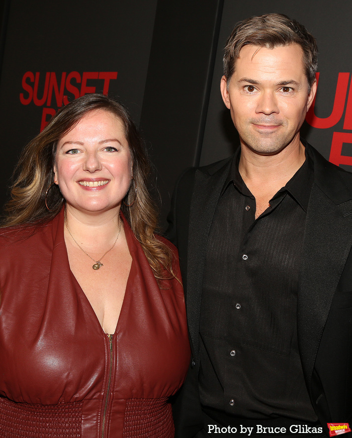 Zuzanna Szadkowski and Andrew Rannells Photo