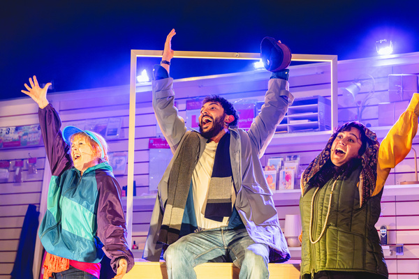 Samuel Gosrani as Mohandas, Victoria Brazier as Elsie, and Charlotte Delima as Indira Photo