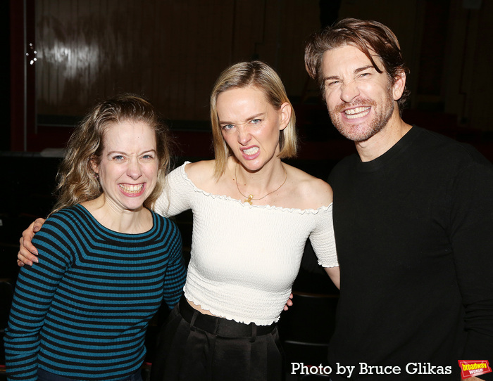 Alyse Alan Louis, Jess Weixler and Andy Karl  Photo