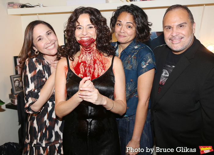 Andrea Burns, Mandy Gonzalez, K O, and Elisio Roman Photo