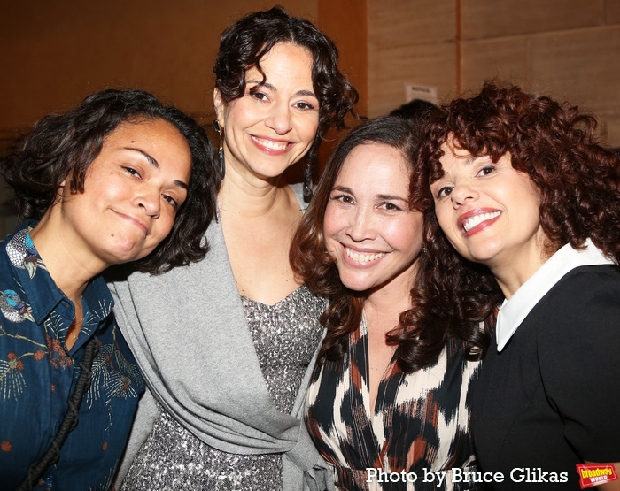 K O, Mandy Gonzalez, Andrea Burns and Janet Decal Photo