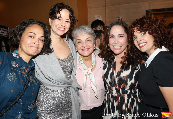 K O, Mandy Gonzalez, Priscilla Lopez, Andrea Burns and Janet Decal Photo