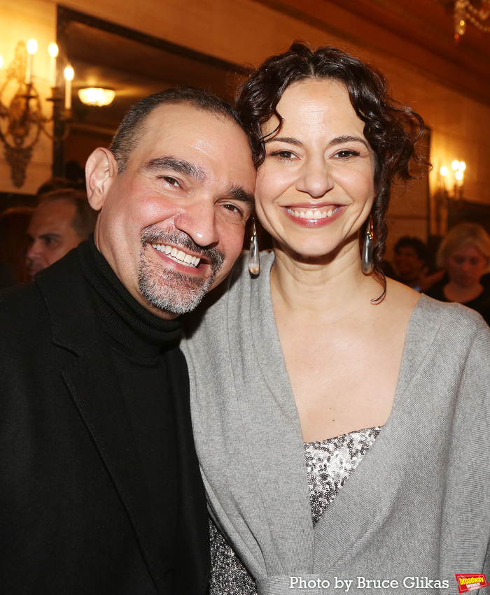 Javier Muñoz and Mandy Gonzalez  Photo