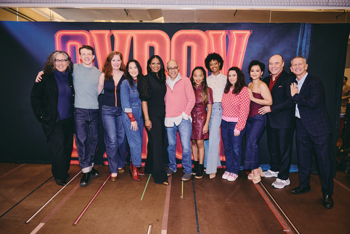 The cast and creative team of GYPSY with Tom Kirdahy and Mara Isaacs Photo